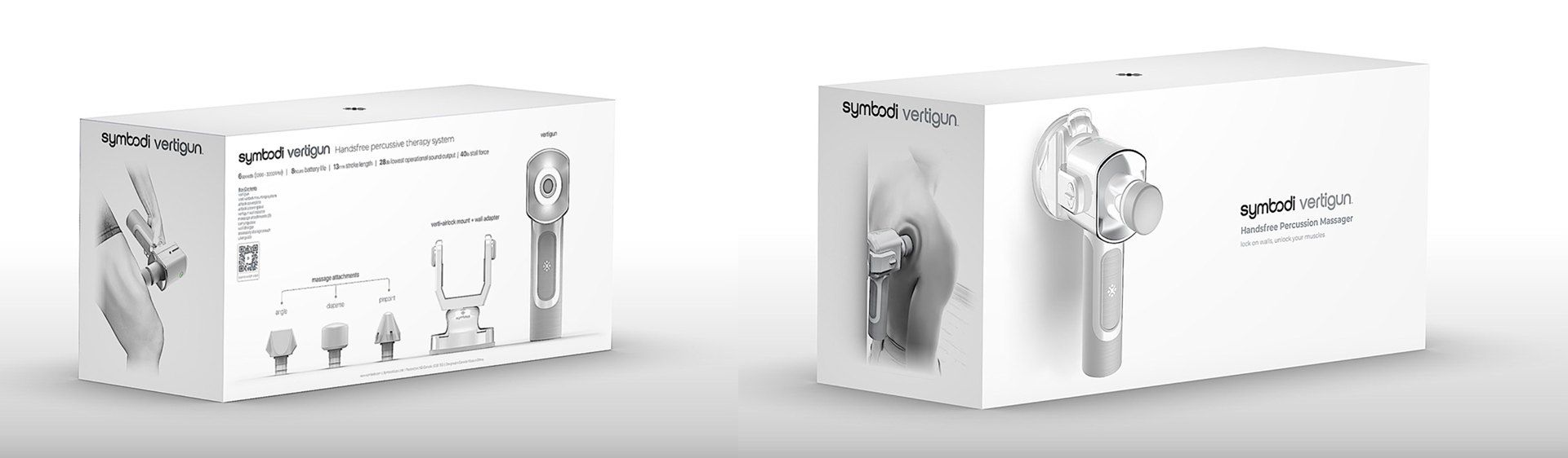 The Vertigun retail box, front and side.